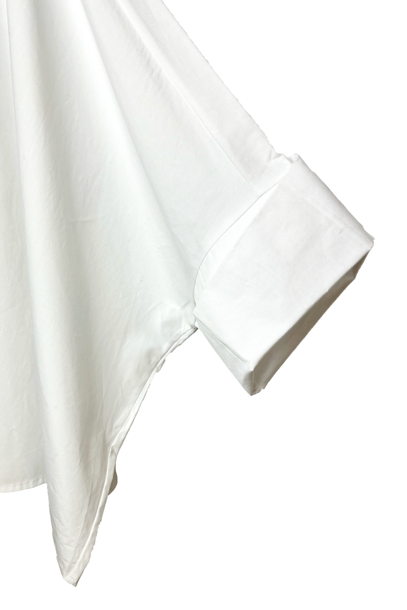 CHEMISE OVERSIZED "SQUARE" - BLANC