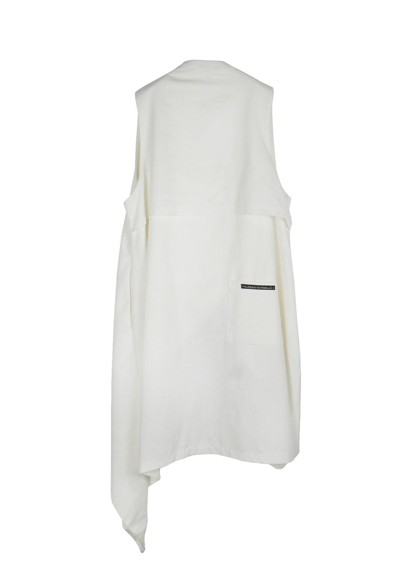 Asymmetry long vest