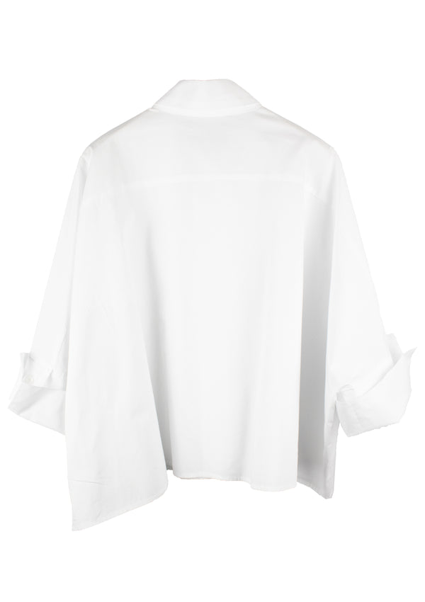 OVERSIZE "SQUARE" SHIRT - WHITE