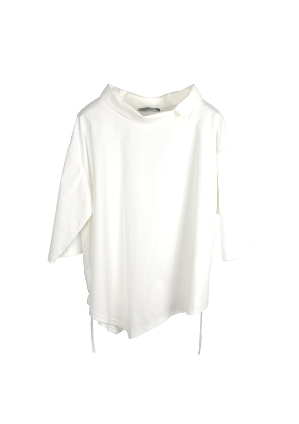 BLOUSE COUPE RELAX - BLANC