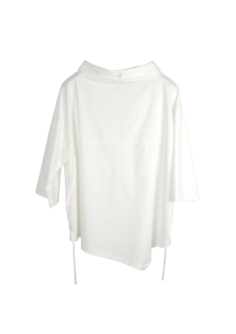 RELAXED CUT BLOUSE - WHITE