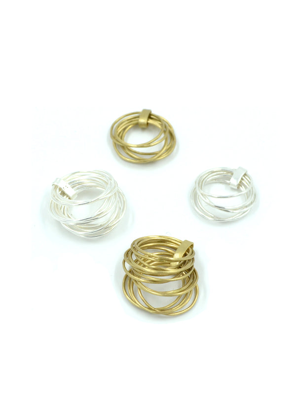 MULTI SMALL RINGS - GOLD