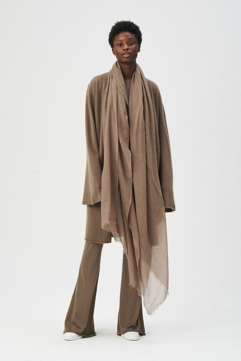 ROMA CASHMERE SCARF - DUST